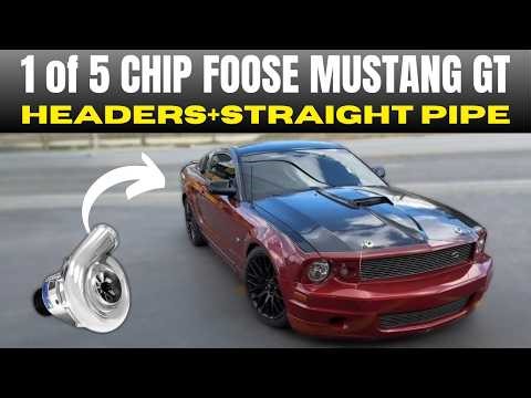 1 of 5 Chip Foose Mustang GT Procharged V8 w/ Headers & Straight Pipes!