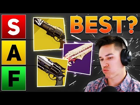 All Destiny 2 Hand Cannons Ranked (PVE & PVP) | Destiny 2 Season of Plunder