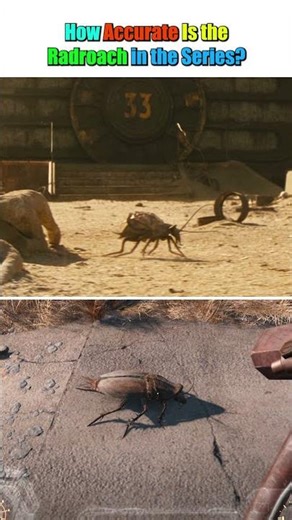 How Accurate Is the Radroach in the Series? #Fallout #FalloutTVShow