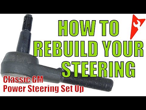 How To Install Power Steering Linkage (tie rods, idler arm, pitman arm, center link) Classic Car