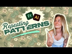 Perfect Repeating Patterns in Adobe Fresco & Illustrator — Full Workflow