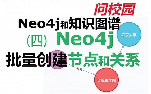 用csv文件在neo4j中批量建立节点和关系