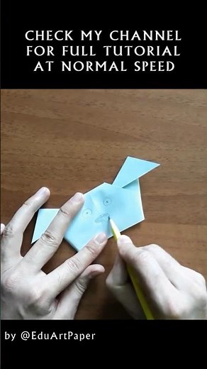 🐶 Easy Origami Dog Face: Learn to Fold in Minutes! #shorts