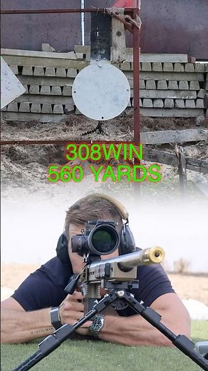 Insane 308Win Group At 560 Yards #308 #sniper