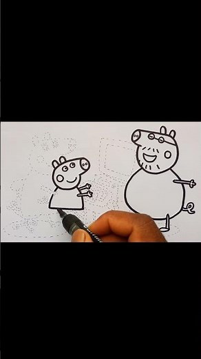 How to Draw and Color Peppa Pig's Family with Computer: A Fun Activity for Kids #peppapig #drawing