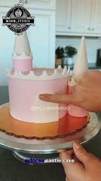 princess castle theme cake #short #shorts #viral #princess #castle #house #love #girl #love #youtube
