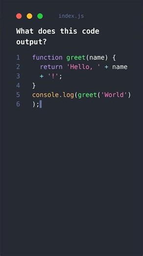 JavaScript Function Basics 🤔 💥 #shorts #viral #javascript