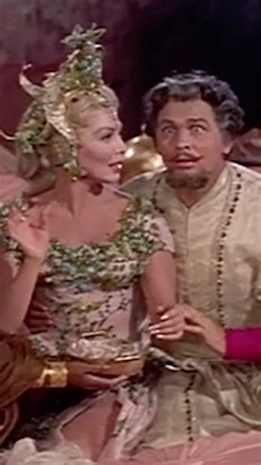 Dolores Gray and Howard Keel in KISMET (1955). Read more below.