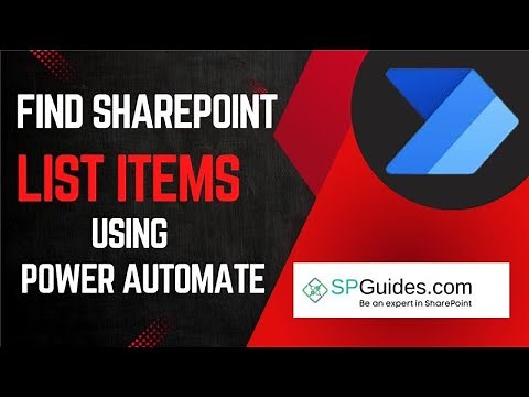 Power Automate Retrieve Items from SharePoint List | Find and Search SharePoint List Item