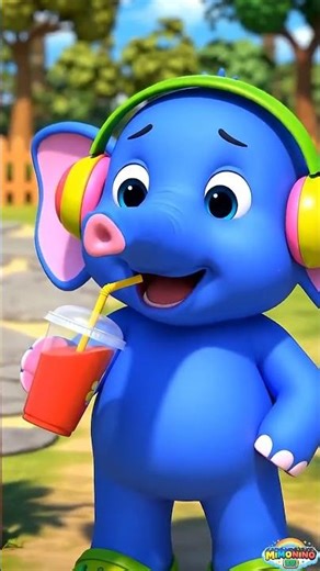 Hathi Raja Juice Spill! 🥤😱 Gir Gaya! Funny Kids Short #shorts