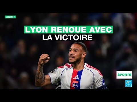 Ligue 1 : l'Olympique lyonnais gagne enfin et se relance dans la course à l'Europe • FRANCE 24