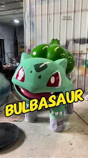 Ultra-Detailed 3D-Printed Bulbasaur Sculpture
