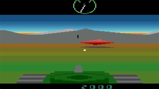 Atari雅达利老游戏：战区 Battlezone