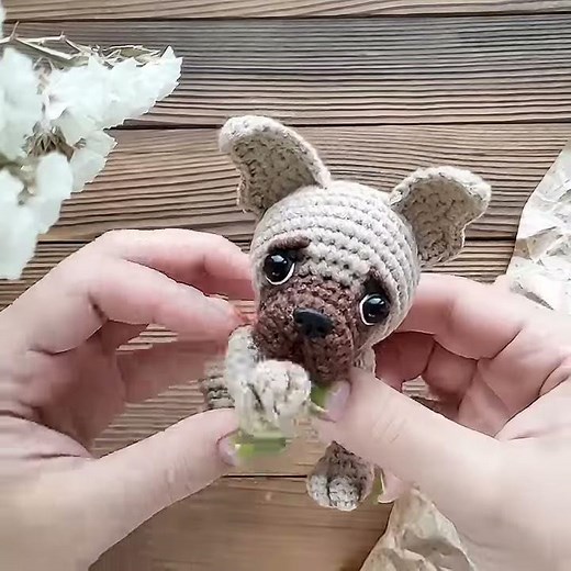 REVIEW: Mini amigurumi dogs CROCHET PATTERN SET French bulldog & Pug crochet pattern, Blythe pet