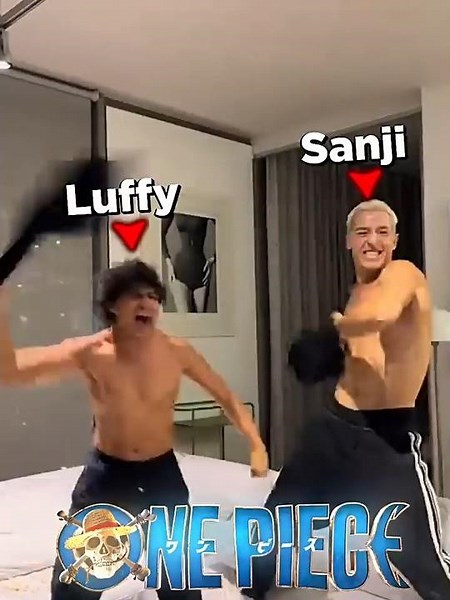 Luffy and Sanji FREAKED OUT watching One Piece 😨🔥#onepiece #edit #baby