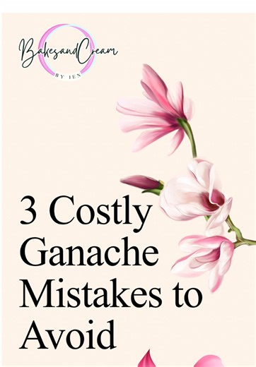 The first images show what we call split ganache — every cake maker’s nightmare 😅 It’s especially stressful when you’re working on a customer order and what should’ve been a simple 2-hour bake and decorate turns into you still ganaching a cake at 2am. I’m sure many of us can relate! So here are 3 common reasons ganache splits and how to avoid it 👇 #SplitGanache 1. Use the correct ratio Using the wrong chocolate-to-cream ratio can cause ganache to split or become too thick to smoothly cover you