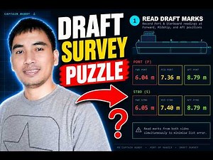 Draft Survey Explained in 10 Minutes | Step-by-Step