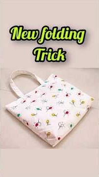बिना लाइनिंग का सबसे आसान Tote Bag| No Lining No Interface Bag | Secret Folding Trick 🤯