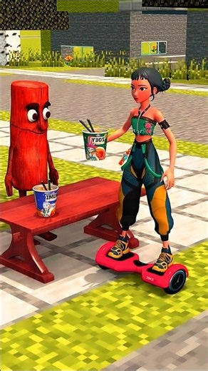 "Random encounters with my log friend! 🪵😂 shorts"