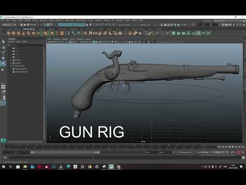Human ,ball & gun rigging project
