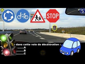 examen code de la route France 2021😘 ‪@code_de_la_route‬ - permis de conduire test 4
