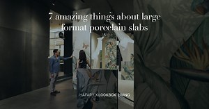 In Ask Me Anything, we ask a Hafary tile expert 7 things about large format porcelain slabs. Find out what these tiles can do for your space while you tour their beautifully themed showroom! | Lookbox Living