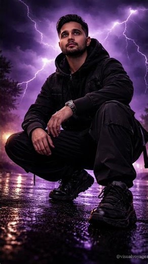 Surviving the Storm: Epic Cinematic AI Art ⚡️ #Shorts