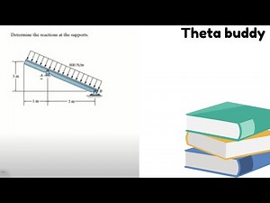 Determine the reactions at the supports.