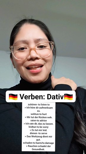 2.6K views · 63 reactions |  Verben mit Dativ #filipinolearndeautsch #learnbasicdeutschwithriza #highlightseveryone #rizaingermany #followerseveryone #followersreels #fypシ #fypシ゚ | Riza in Germany | Facebook