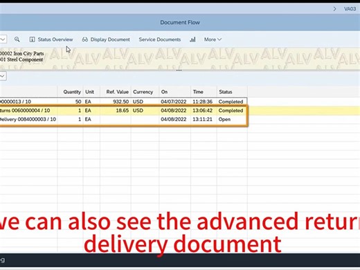 SAP SD 28. Create a return order in SAP_ VA01