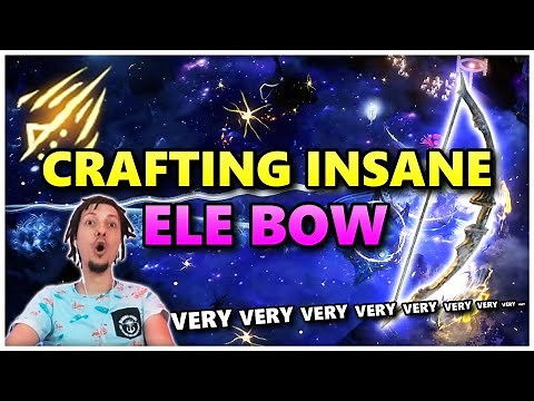 [PoE] Crafting insane triple-ele bow with +2 arrows - Very very lucky - Stream Highlights #759