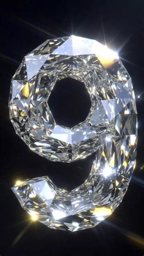 9 to 0 Diamond Countdown 💎 with Voice | Luxury Countdown Timer #shorts