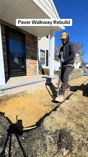 Paver Walkway Rebuild Step by Step #fyp #downesconstruction #DIY #construction #constructiontok #pavers #walkway #trending #viral #howto #stepbystep #bluecollar #fypシ #foryoupage #longervideos | Downnes Constrruction14