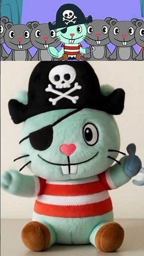 Happy Tree Friends, Russell as a stuffed toy #happytreefriends #russell #shorts