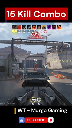 15 Kill Combo - Murga Gaming #gaming #bgmi #pcgaming | Murga_Gaming