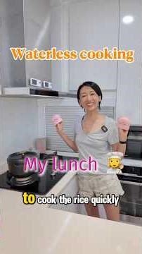 Waterless cooking 🧑‍🍳 easy way to concentrate the natural flavors 😍 my lunch 🥰