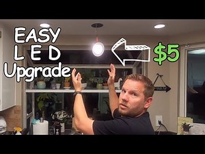 How To Quickly Replace Recessed Can Lighting with Cheap Retrofit LED Lights