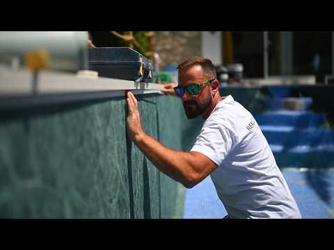 SWIMMING POOL reform using our PRANA reinforced liner. RENOLIT ALKORPLAN
