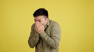 Man shivering and feeling cold | Premium Stock Video Footage