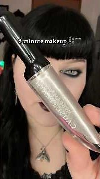 2 minute alternative makeup tutorial