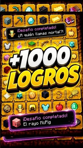 MINECRAFT but there are +1000 NEW ACHIEVEMENTS #minecraft #survival #mods #achievement