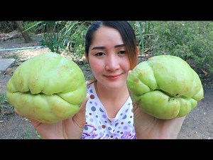 Yummy Goose Egg Cooking Chayote Recipe - Chayote Stir Fry Goose Egg- Cooking With Sros