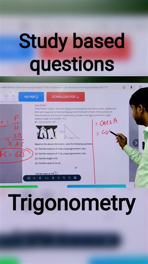 trigonometry question, case base question #maths
