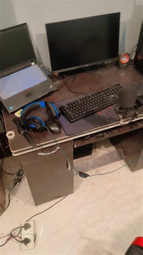 my live stream setup and change mouse pad #yesspotie #pcsettings