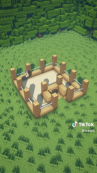 Beautiful Wooden House ❤️ #fyp #minecraft #minecraftbuilding #minecrafttutorial