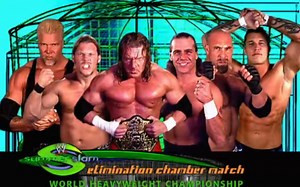 WWE2003夏日狂潮 残酷赛制中六人血战!高柏尽显战神风范!