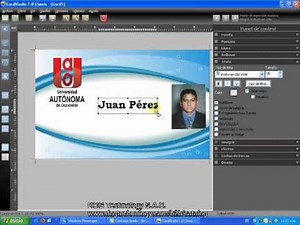 Diseñando tarjetas en Zebra CardStudio