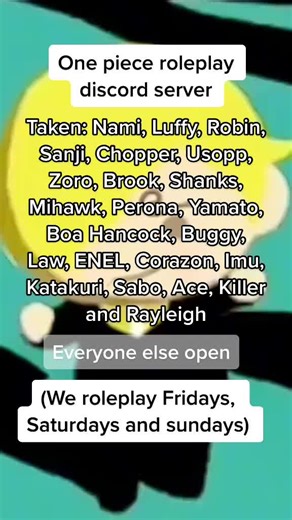 One piece discord roleplay #roleplay #fyp #fypシ #discord #onepiece #onepiece #server