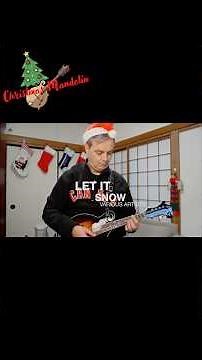 Let It Snow on Mandolin #shorts #mandolin #rockpopmandolin