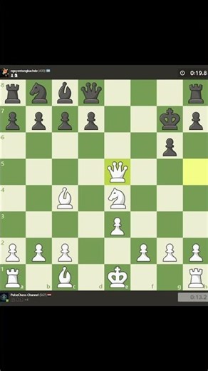 2 Player Chess Bullet 30 Sec - Checkmate in 12 moves #chess